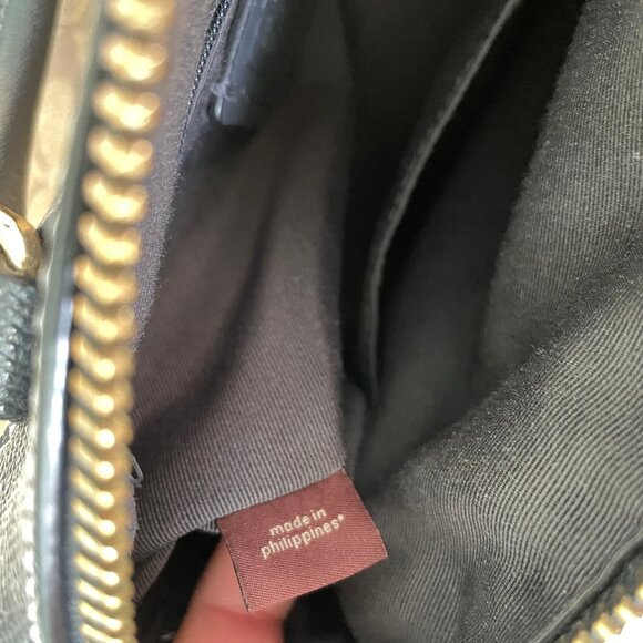 Coach Mini Bennett Satchel in Colorblock Signature Coated Canvas Midnight Pool - Picture 15 of 15